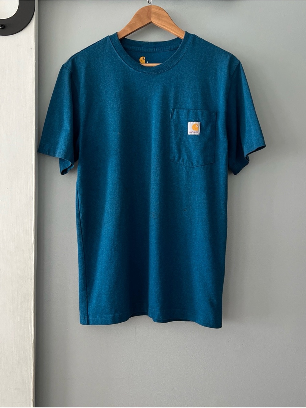 Carhartt Teal Crewneck Pocket T-Shirt